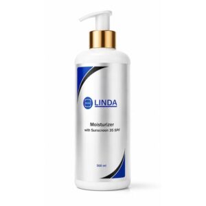 کرم پایانی فیشیال حاوی SPF 35 لیندا 500 میلی